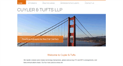 Desktop Screenshot of cuylertufts.com